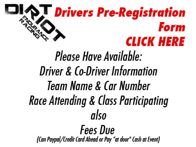 Driver PreReg Form